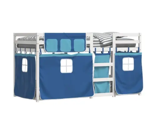 Narivoodi Kardinatega, Sinine, 90X190 cm Männipuit