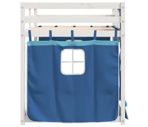 Narivoodi Kardinatega, Sinine, 90X190 cm Männipuit