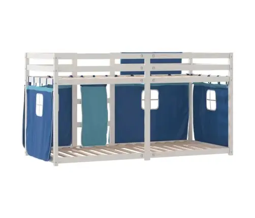 Narivoodi Kardinatega, Sinine, 90X190 cm Männipuit