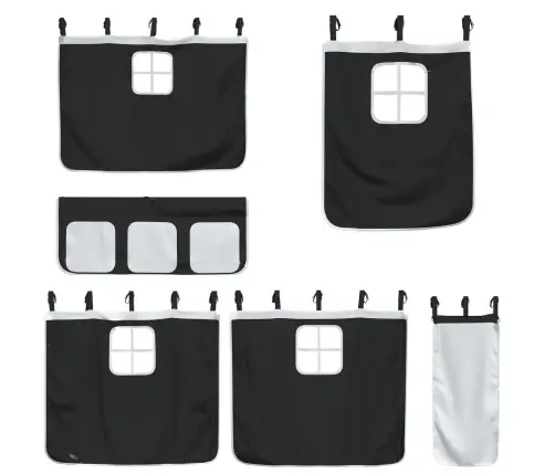 Narivoodi Kardinatega, Valge/Must, 75X190 cm Männipuit