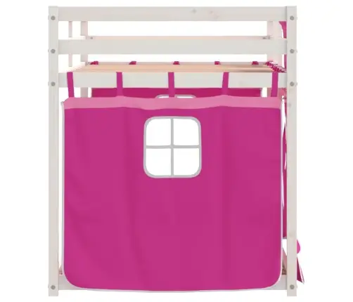 Narivoodi Kardinatega, Roosa, 75X190 cm Männipuit