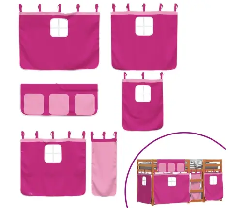 Narivoodi Kardinatega, Roosa, 75X190 cm Männipuit