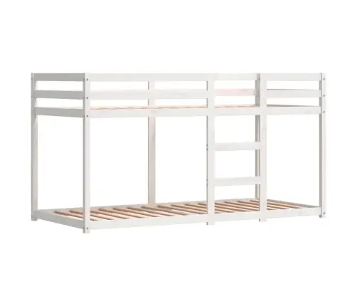 Narivoodi Kardinatega, Valge/Must, 90X200 cm Männipuit