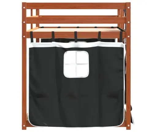 Narivoodi Kardinatega, Valge/Must, 90X190 cm Männipuit