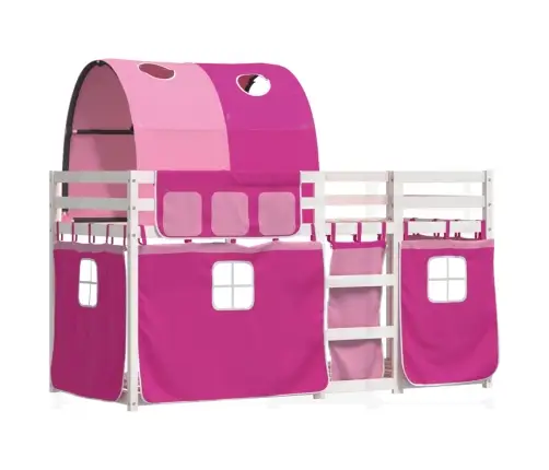 Narivoodi Kardinatega, Roosa, 80X200 cm Männipuit