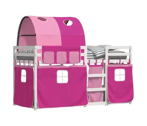 Narivoodi Kardinatega, Roosa, 80X200 cm Männipuit