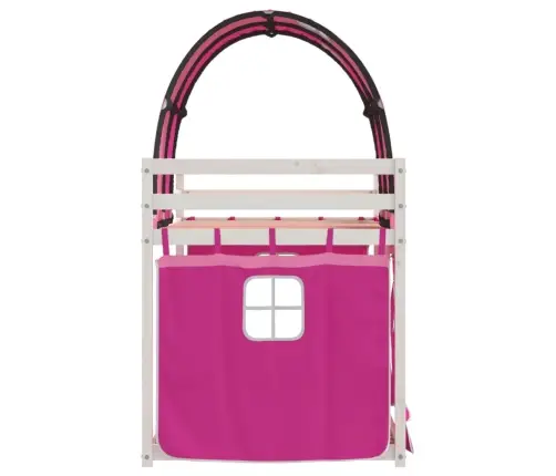 Narivoodi Kardinatega, Roosa, 80X200 cm Männipuit