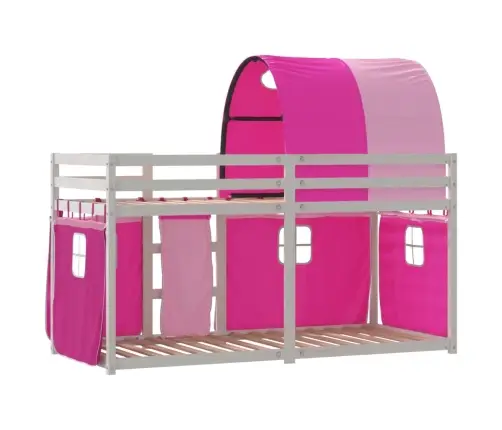 Narivoodi Kardinatega, Roosa, 80X200 cm Männipuit