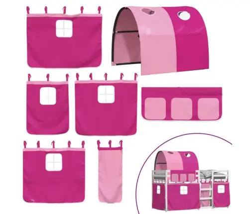 Narivoodi Kardinatega, Roosa, 80X200 cm Männipuit