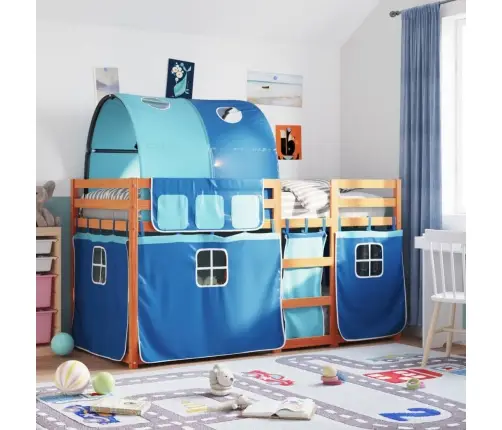 Narivoodi Kardinatega, Sinine, 80X200 cm Männipuit