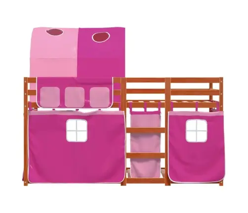 Narivoodi Kardinatega, Roosa, 90X190 cm Männipuit