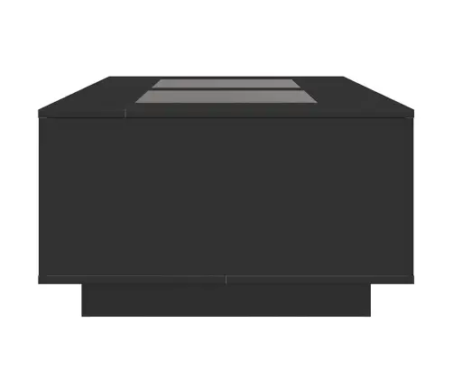 Kavos Staliukas Su Infinity Led, Juodas, 116X69X40Cm