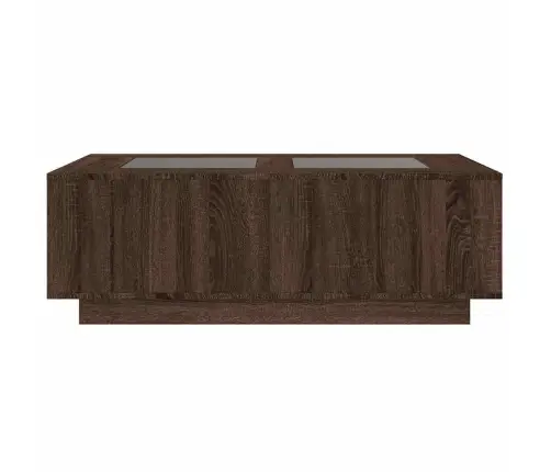 Kafijas Galdiņš Ar Led, Ozolkoka Krāsa, 116X69X40 Cm Vidaxl