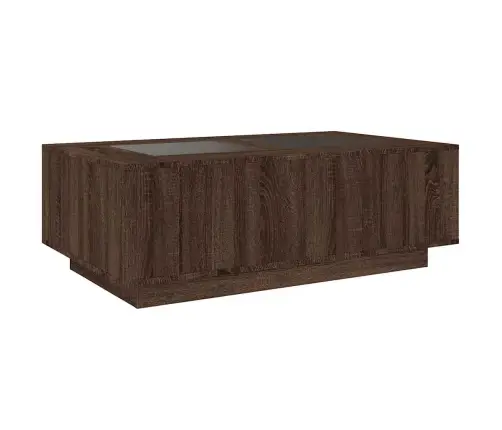 Kafijas Galdiņš Ar Led, Ozolkoka Krāsa, 116X69X40 Cm Vidaxl