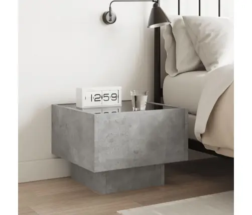 Öökapp Led-Tuledega, Betoonhall, 40 X 40 X 30 Cm