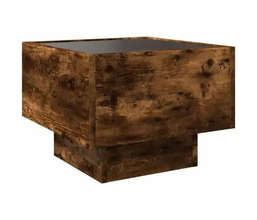 Naktsgaldiņš Ar Led, Sonomas Ozolkoka, 40X40X30 Cm Vidaxl