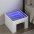 Naktsgaldiņš Ar Led, Balts, 40X40X30 Cm Vidaxl