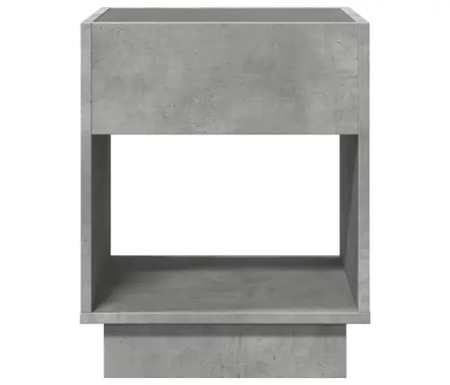Naktinis Staliukas Su Infinity Led, Betono, 40X40X50Cm