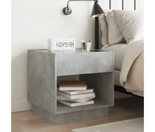 Öökapp Led-Tuledega, Betoonhall, 50X50X50 Cm