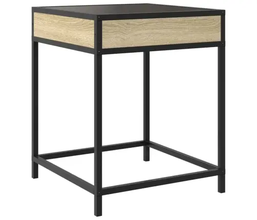 Naktsgaldiņš Ar Led, Ozola Krāsa, 40X40X51 Cm Vidaxl