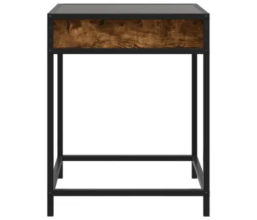 Naktsgaldiņš Ar Led, Sonomas Ozolkoka, 40X40X51 Cm Vidaxl