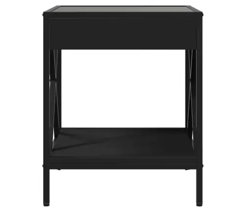 Naktinis Staliukas Su Infinity Led, Juodas, 40X40X49Cm