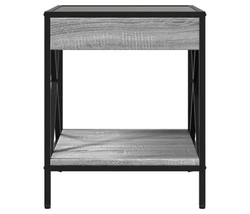 Öökapp Led-Tuledega, Hall Sonoma Tamm, 40X40X50 Cm