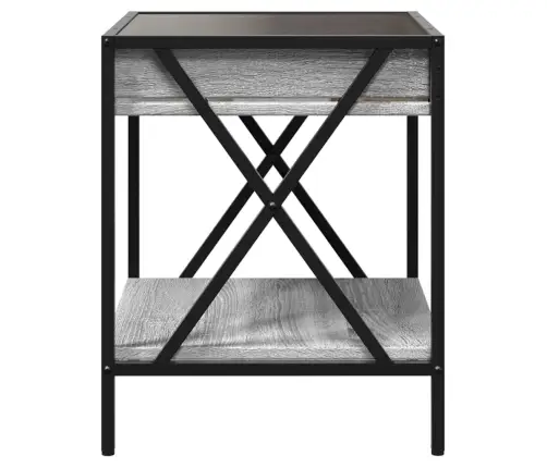 Öökapp Led-Tuledega, Hall Sonoma Tamm, 40X40X50 Cm