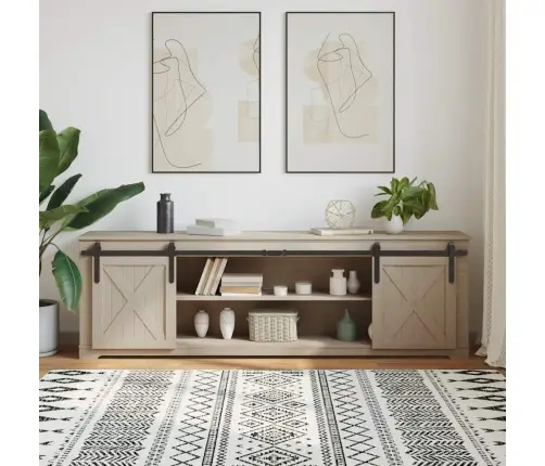 Lükandkapi Uksekomplekt 200 Cm Süsinikterasest