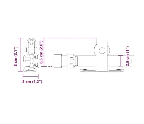 Stumdomų Spintelių Durų Komplektas 183 Cm Anglinis Plienas