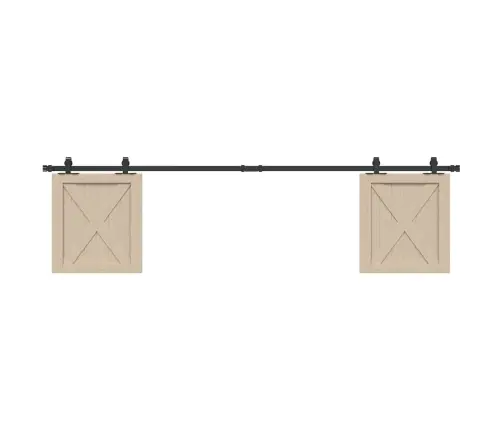 Lükandkapi Uksekomplekt 200 Cm Süsinikterasest