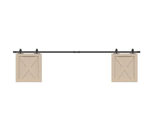 Stumdomų Spintelių Durų Komplektas 213 Cm Anglinis Plienas