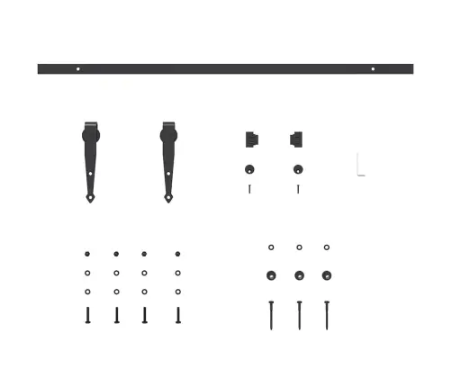 Stumdomų Spintelės Durelių Rinkinys, 91 cm Plienas