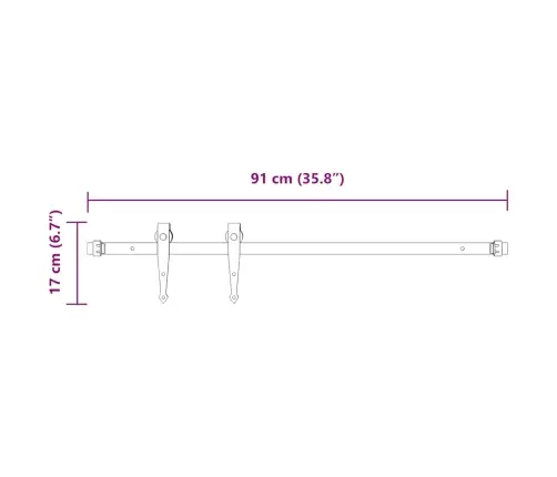 Stumdomų Spintelės Durelių Rinkinys, 91 cm Plienas