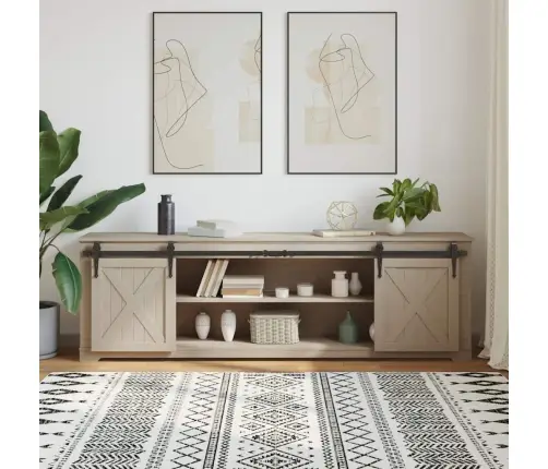 Lükandkapi Uksekomplekt 200 Cm Süsinikterasest