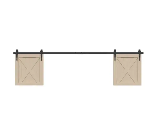 Lükandkapi Uksekomplekt 200 Cm Süsinikterasest