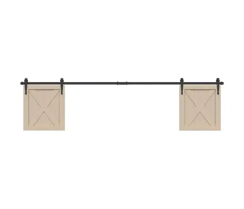 Bīdāmo Skapju Durvju Komplekts 213 Cm Oglekļa Tērauds Vidaxl