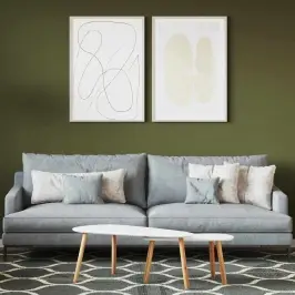 Sienu Krāsa Zaļa 16,5 X 16,5 X 16 Cm Sienas Druka Vidaxl