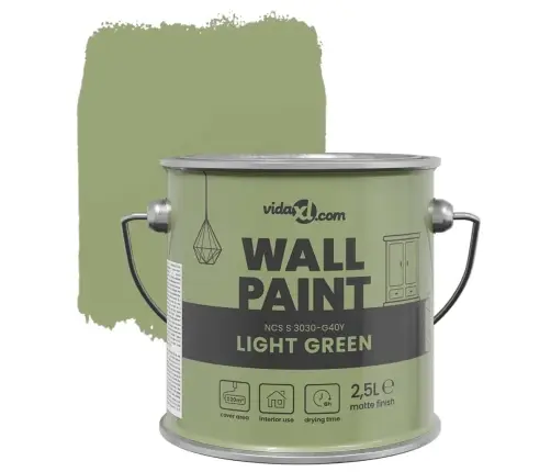 Sienų Dažai Žalia 2,5 L Sienos Spausdinimas