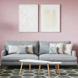 Sienu Krāsa Rozā 16,5 X 16,5 X 15,9 Cm Sienas Druka Vidaxl