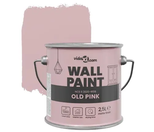 Seinavärv Roosa 16,5 X 16,5 X 16 Cm Seinaprindid