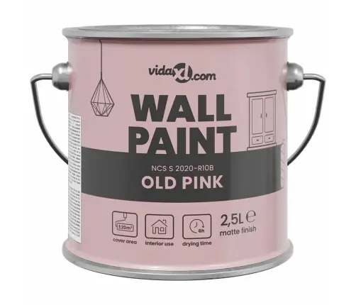 Seinavärv Roosa 16,5 X 16,5 X 16 Cm Seinaprindid