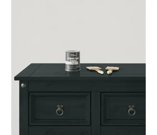 Mēbeļu Krāsa Melna 0.75 L Vidaxl