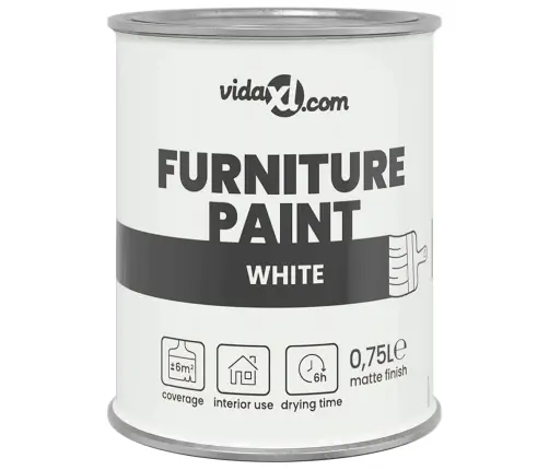 Baldų Dažai Balta 10 X 10 X 12 Cm Sienos Spausdinimas