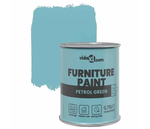 Mēbeļu Krāsa Zili Zaļa 0.75 L Vidaxl