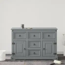 Mēbeļu Krāsa Pelēka 10 X 10 X 12 Cm Sienas Druka Vidaxl