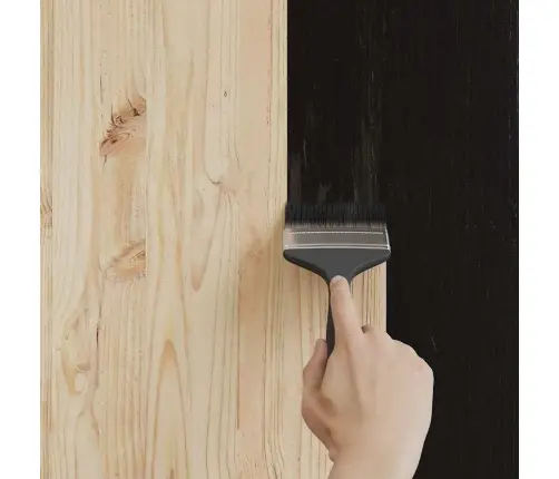 Puiduvärv Must 16,5 X 16,5 X 15,9 Cm Seinaprindid