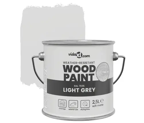 Medienos Dažai Pilka 16,5 X 16,5 X 16 Cm Sienos Spausdinimas