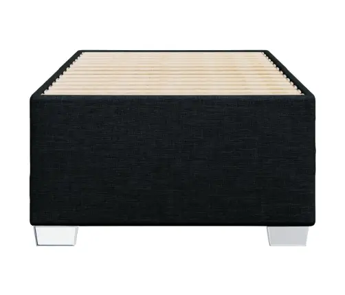 Gultas Rāmis Bez Matrača, Melns, 80X200Cm Audums Vidaxl Gultas Rāmis Bez Matrača, Melns, 80X200Cm Audums Vidaxl