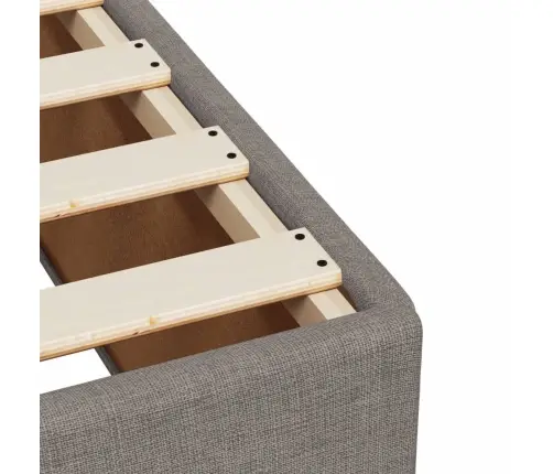 Lovos Rėmas Be Čiužinio, Taupe, 80X200 cm Audinys